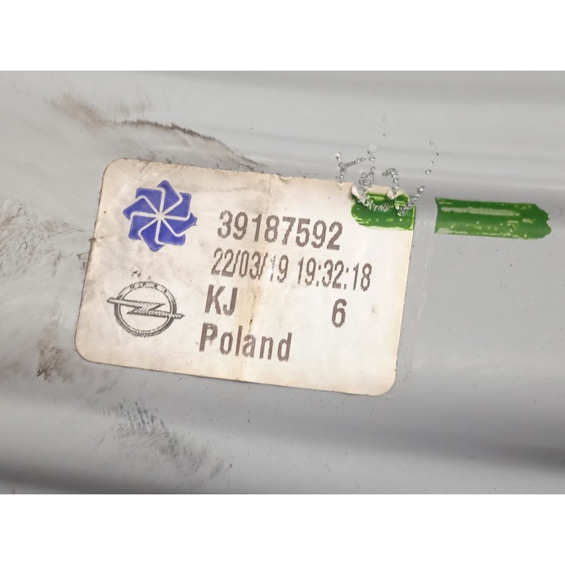 Recambio de elevalunas trasero derecho para opel crossland x 1.2 referencia OEM IAM 39187592  