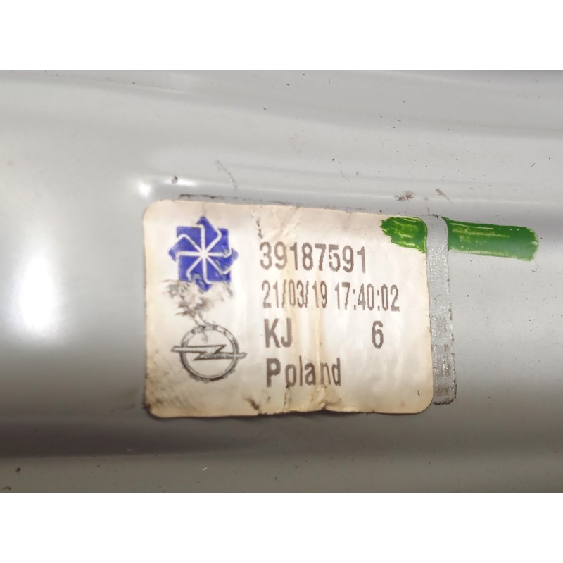 Recambio de elevalunas trasero izquierdo para opel crossland x 1.2 referencia OEM IAM 39187591  