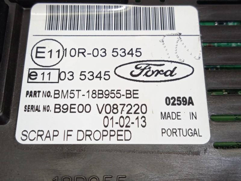 Recambio de pantalla multifuncion para ford focus lim. (cb8) trend referencia OEM IAM BM5T18B955BE 2014481 