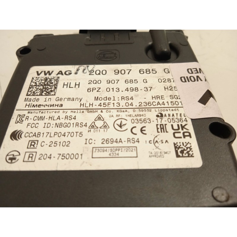 Recambio de modulo electronico para cupra formentor (km7) 1.5 tsi referencia OEM IAM 2Q0907685G  