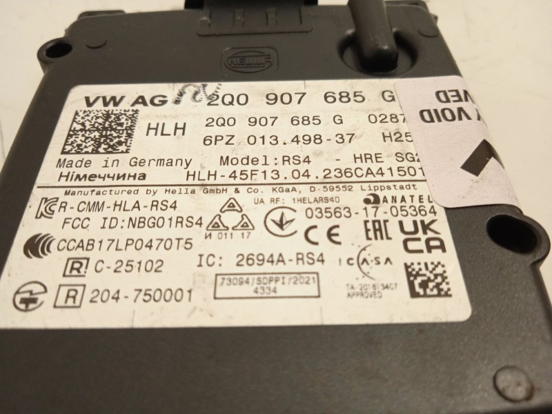 Recambio de modulo electronico para cupra formentor (km7) 1.5 tsi referencia OEM IAM 2Q0907685G  