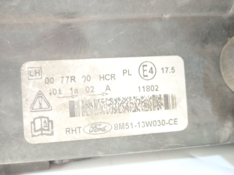 Recambio de faro izquierdo para ford focus lim. (cb4) trend referencia OEM IAM 8M5113W030CE 1754446 
