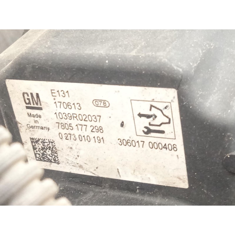 Recambio de cremallera direccion para opel insignia berlina selective referencia OEM IAM P13376584 13376584 7805974828