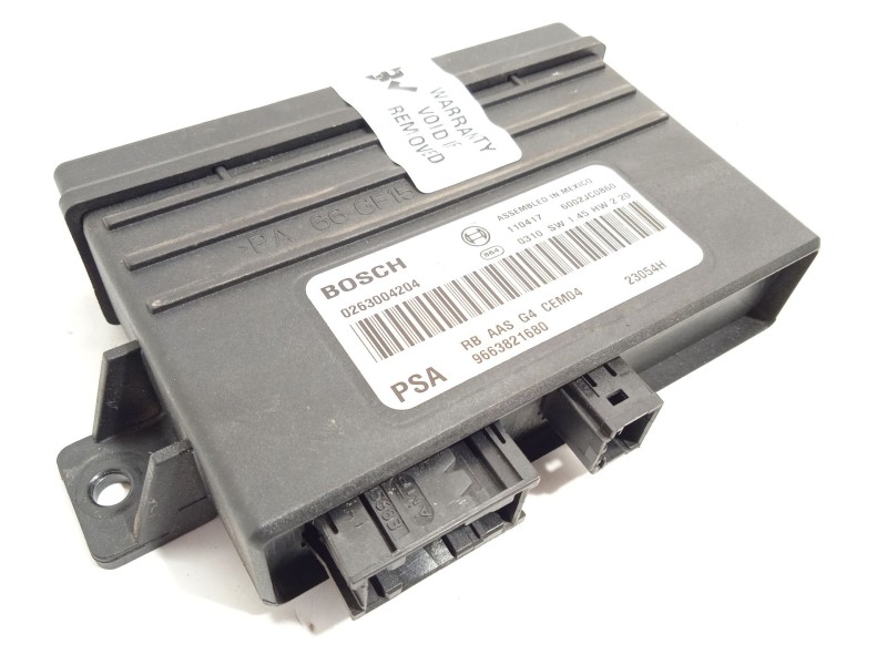 Recambio de modulo electronico para peugeot 308 allure referencia OEM IAM 9663821680  0263004204