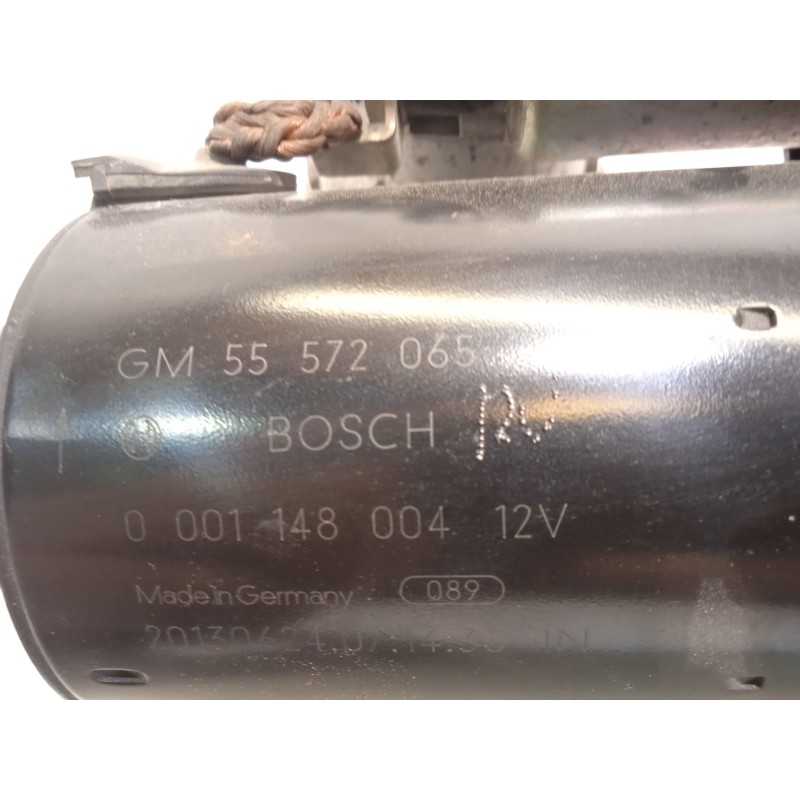 Recambio de motor arranque para opel insignia berlina selective referencia OEM IAM 55572065 0001148004 
