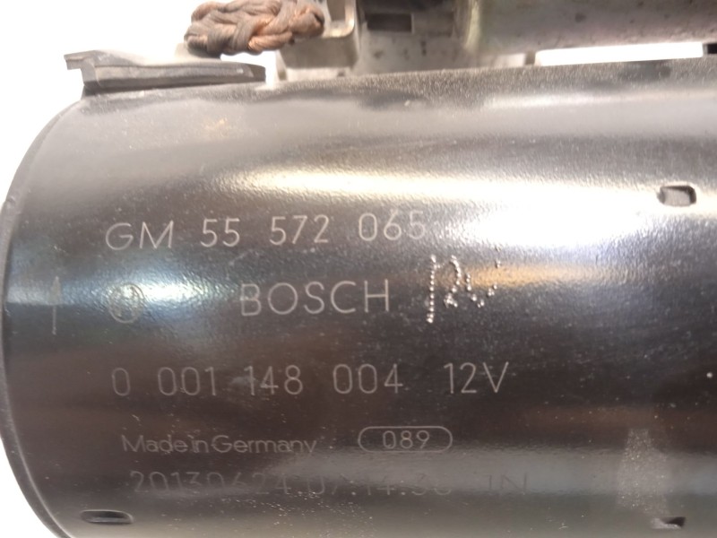 Recambio de motor arranque para opel insignia berlina selective referencia OEM IAM 55572065 0001148004 
