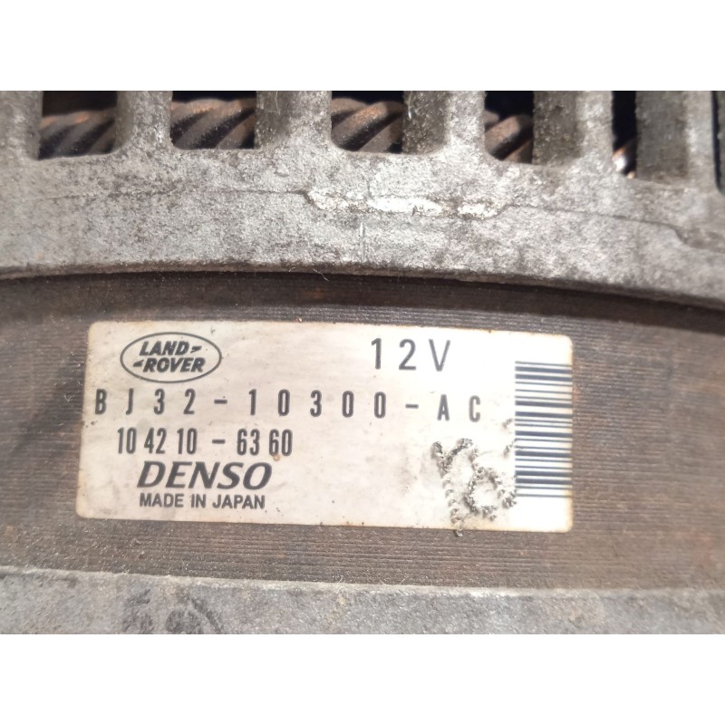 Recambio de alternador para land rover evoque 2.2 td4 cat referencia OEM IAM BJ3210300AC LR028116 1042106300