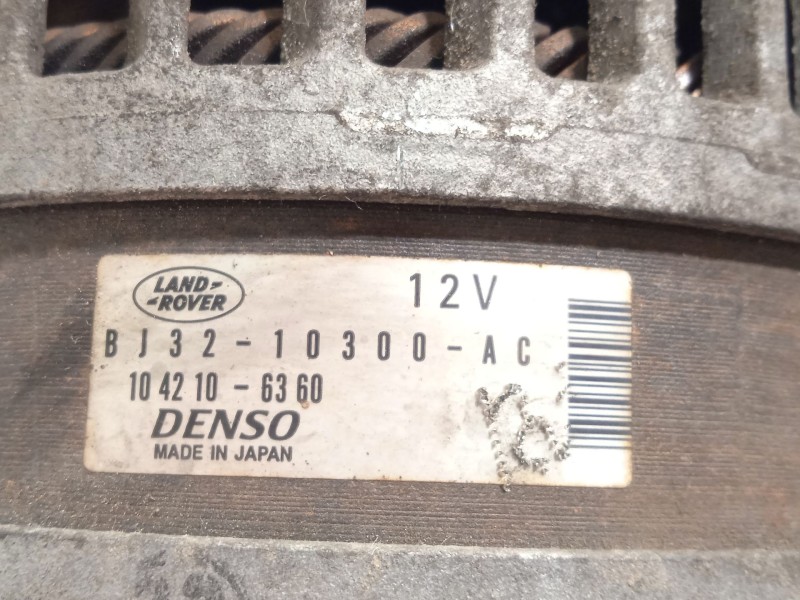 Recambio de alternador para land rover evoque 2.2 td4 cat referencia OEM IAM BJ3210300AC LR028116 1042106300