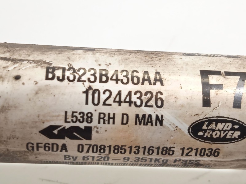 Recambio de transmision delantera derecha para land rover evoque 2.2 td4 cat referencia OEM IAM BJ323B436AA LR031710 