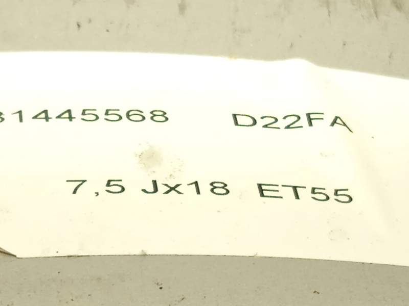 Recambio de llanta para volvo xc60 2.4 diesel cat referencia OEM IAM 31445568  