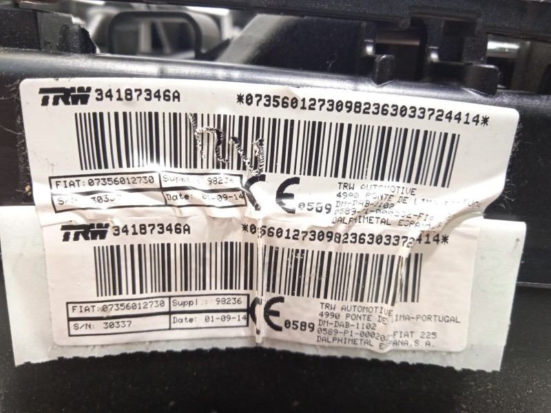 Recambio de airbag delantero izquierdo para peugeot bipper tepee 1.3 16v hdi fap referencia OEM IAM 7356012730 735601273 