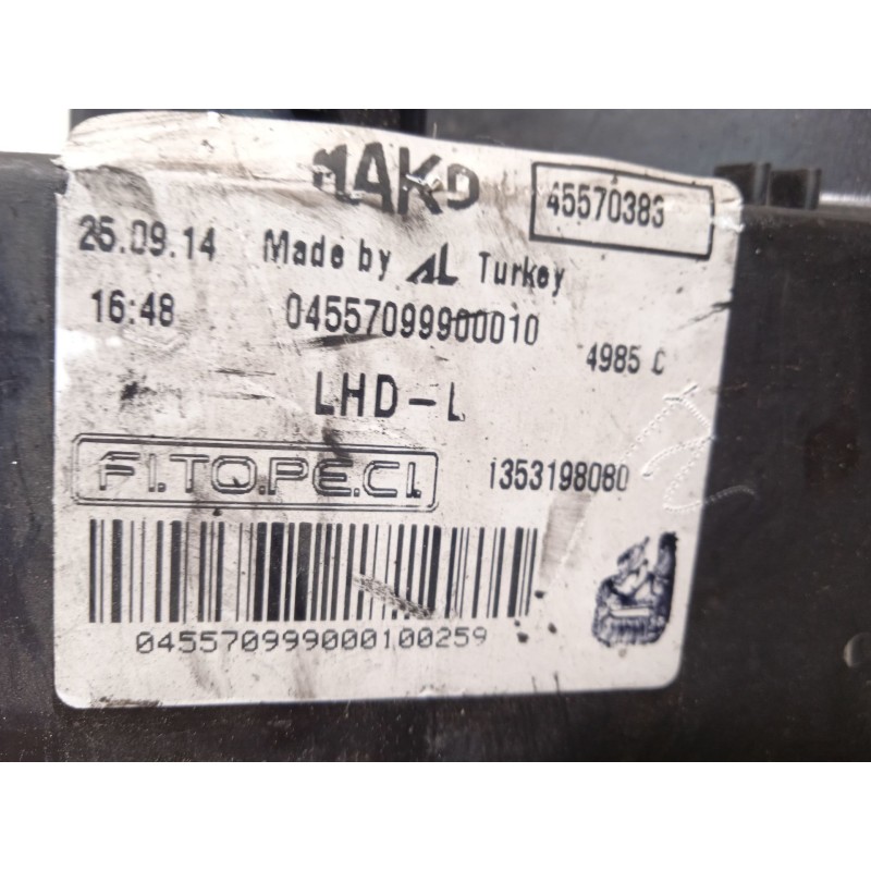 Recambio de faro izquierdo para peugeot bipper tepee 1.3 16v hdi fap referencia OEM IAM 45570383 1353198080 