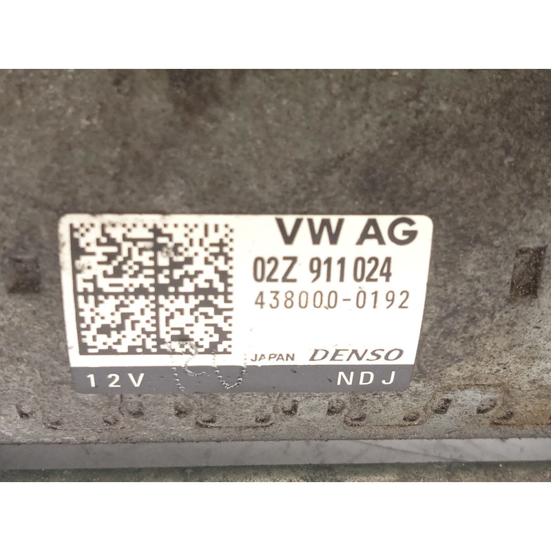 Recambio de motor arranque para skoda yeti 1.2 tsi referencia OEM IAM 02Z911024 4380000192 