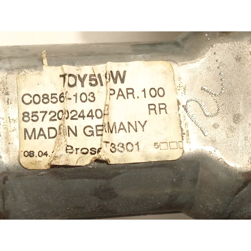 Recambio de elevalunas trasero derecho para toyota auris active referencia OEM IAM 8570202020 6983002430 961919101