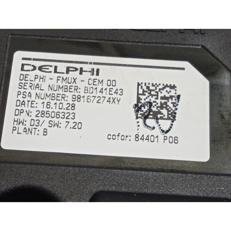 Recambio de mando multifuncion para citroën c4 picasso feel referencia OEM IAM 98167274XY  