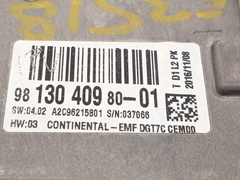 Recambio de pantalla multifuncion para citroën c4 picasso feel referencia OEM IAM 9813040980  