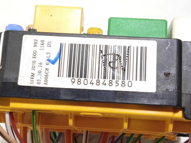 Recambio de caja reles / fusibles para citroën c4 picasso feel referencia OEM IAM 9804848580  