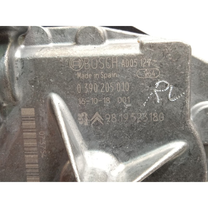 Recambio de motor limpia trasero para citroën c4 picasso feel referencia OEM IAM 9819523180 0390205010 