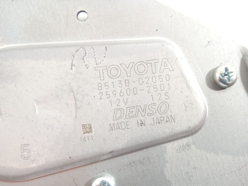 Recambio de motor limpia trasero para toyota auris active referencia OEM IAM 8513002050  2596002501