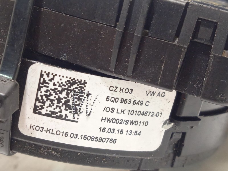 Recambio de anillo airbag para seat leon st (5f8) 2.0 tdi referencia OEM IAM 5Q0953549C  