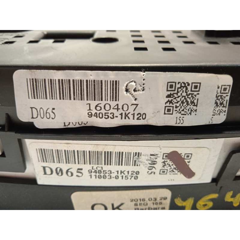 Recambio de cuadro instrumentos para hyundai ix20 1.6 crdi cat referencia OEM IAM 940531K120  