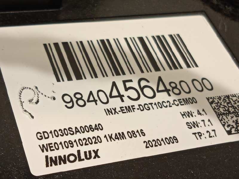 Recambio de pantalla multifuncion para citroën c4 iii 1.2 referencia OEM IAM 9840456480  9834063280