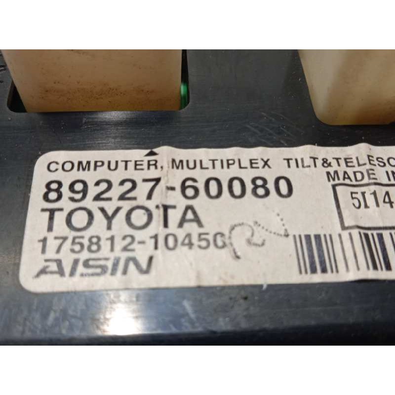 Recambio de modulo electronico para toyota land cruiser (j15) 2.8 cat referencia OEM IAM 8922760080  