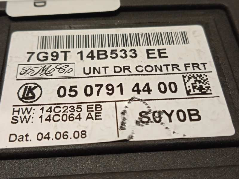 Recambio de centralita confort para ford mondeo sportbreak (ca2) trend referencia OEM IAM 7G9T14B533EE 1535249 0507914400