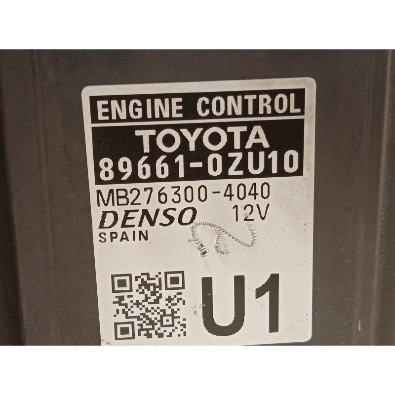 Recambio de centralita motor uce para toyota corolla (e21) referencia OEM IAM 896610ZU10  MB2763004040