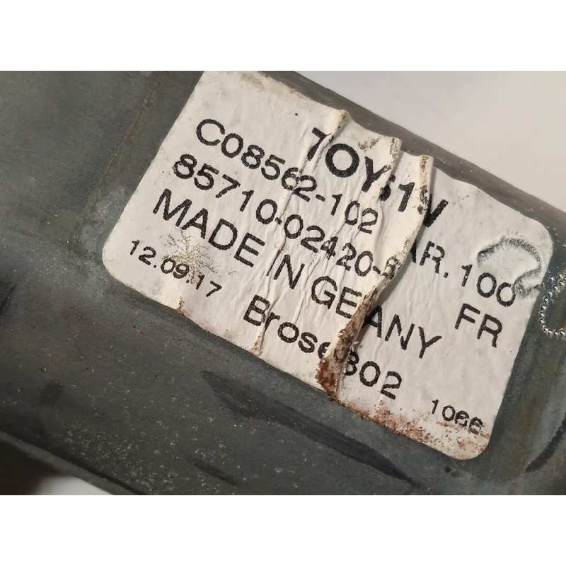 Recambio de elevalunas delantero derecho para toyota auris hybrid feel! edition referencia OEM IAM 8570102010 8571002420 9619201