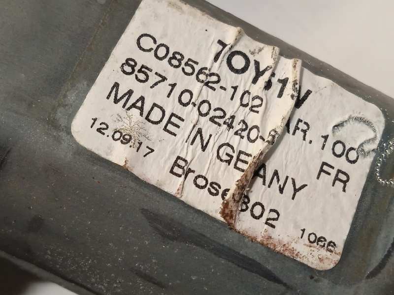 Recambio de elevalunas delantero derecho para toyota auris hybrid feel! edition referencia OEM IAM 8570102010 8571002420 9619201