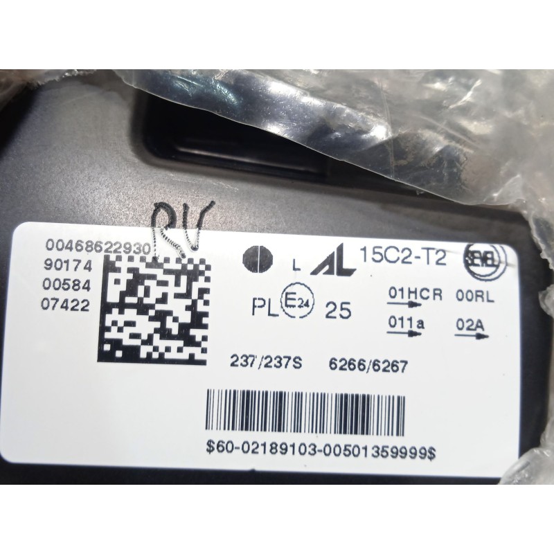 Recambio de faro izquierdo para fiat ducato furgoneta (250_) 160 multijet 3,0 d referencia OEM IAM 00468622930 468622930 