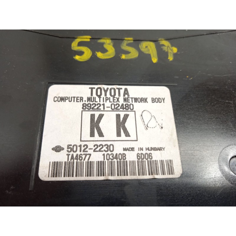 Recambio de modulo electronico para toyota auris active referencia OEM IAM 8922102480  