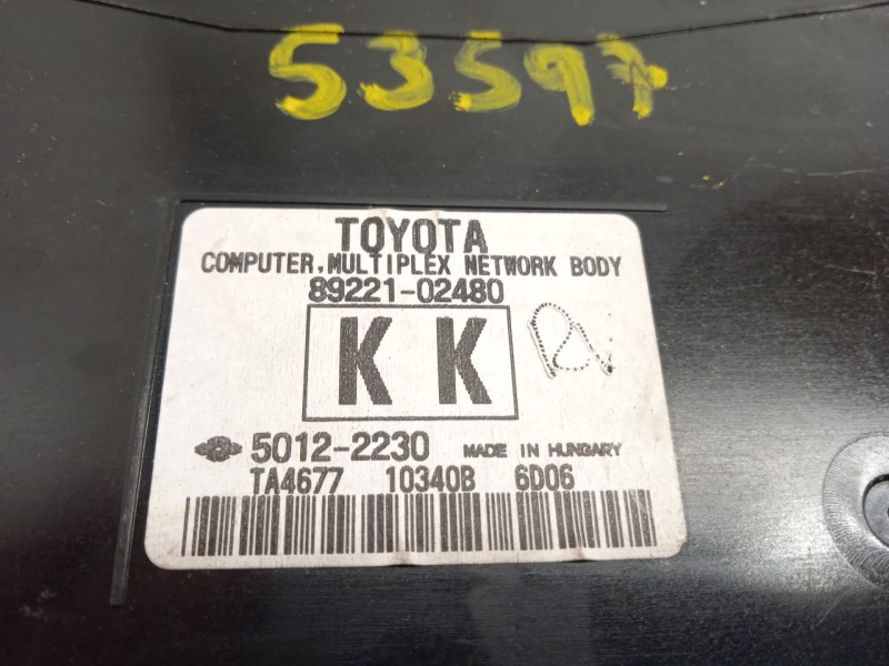 Recambio de modulo electronico para toyota auris active referencia OEM IAM 8922102480  