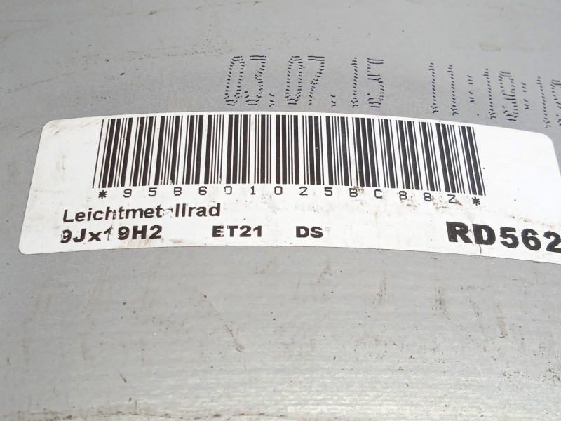 Recambio de llanta para porsche macan (95b) 3.0 s diesel referencia OEM IAM 95B601025BC 95B601025BC88Z 