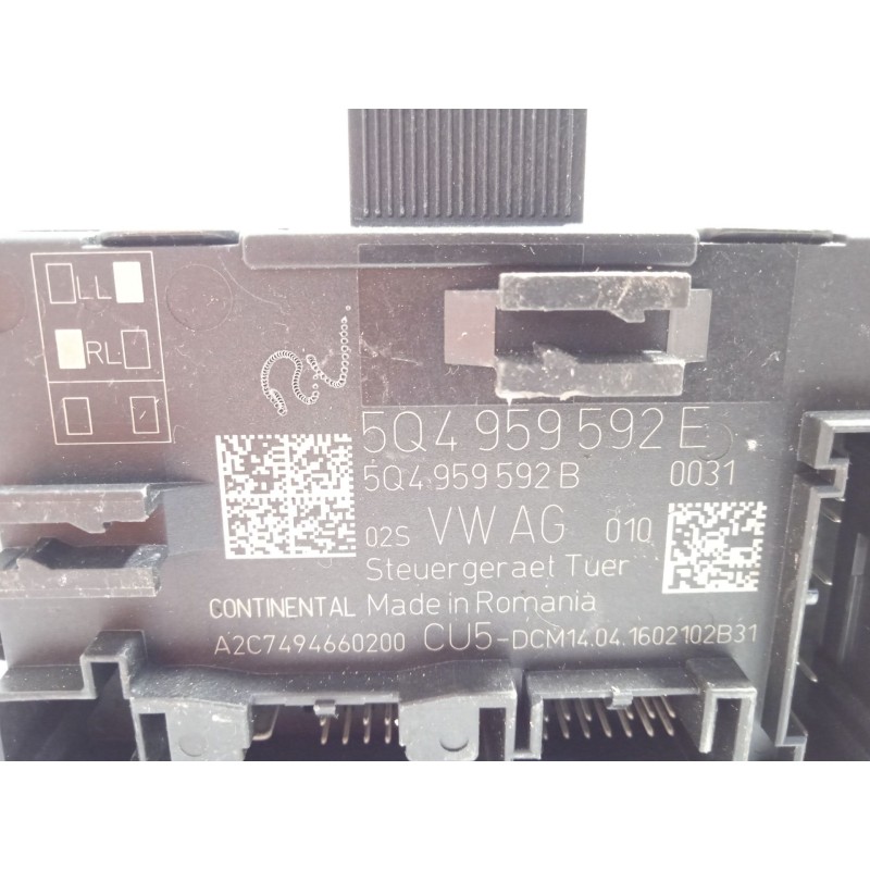 Recambio de centralita confort para seat ateca (kh7, khp) 2.0 tdi referencia OEM IAM 5Q4959592E  