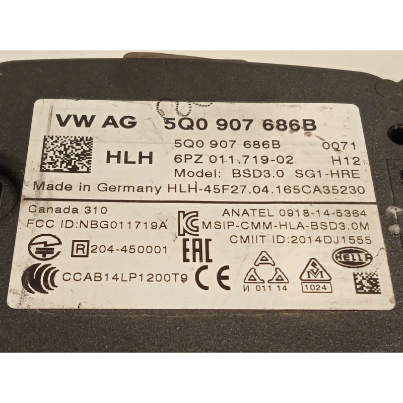 Recambio de modulo electronico para seat ateca (kh7, khp) 2.0 tdi referencia OEM IAM 5Q0907686B  