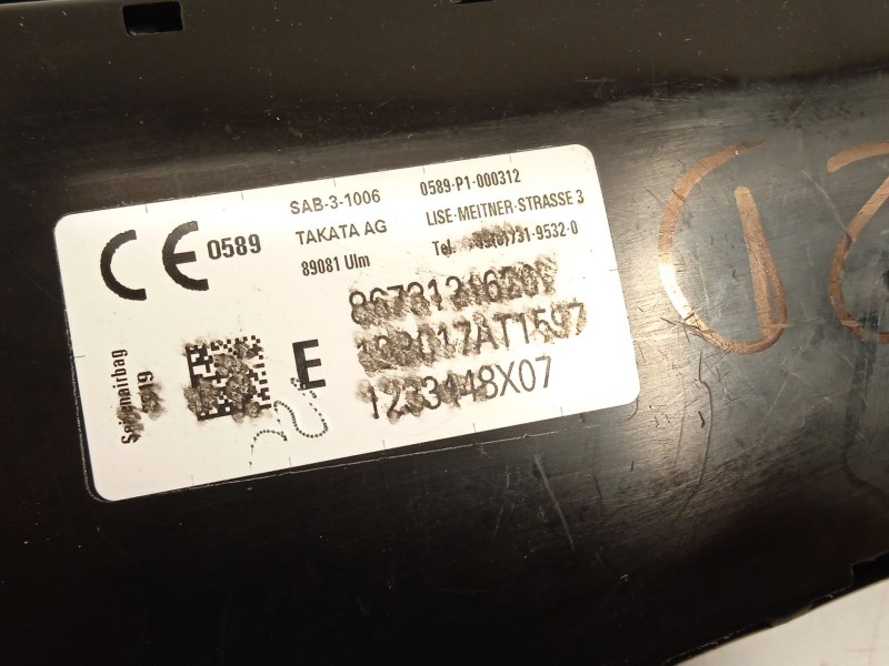 Recambio de airbag lateral derecho para mini mini (f56) one referencia OEM IAM 72127312462  