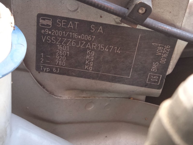 seat ibiza iv (6j5, 6p1) del año 2010