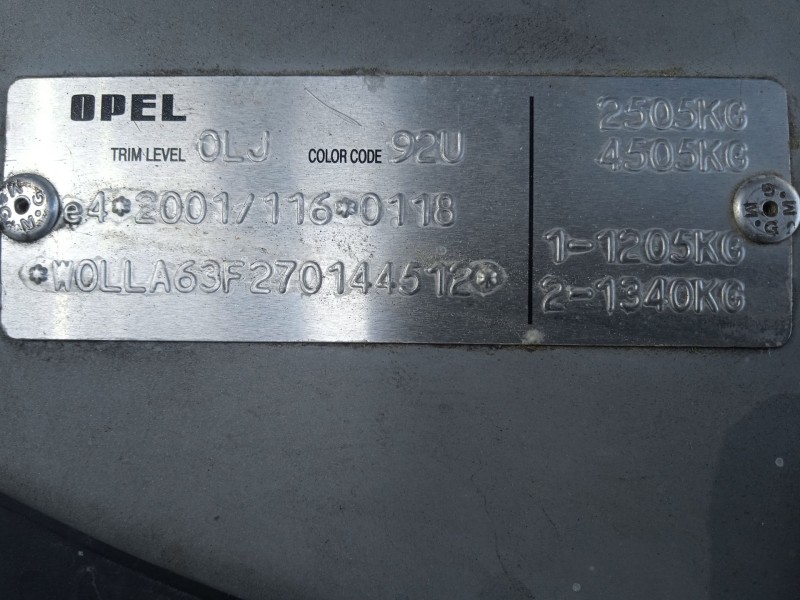 opel antara a (l07) del año 2008