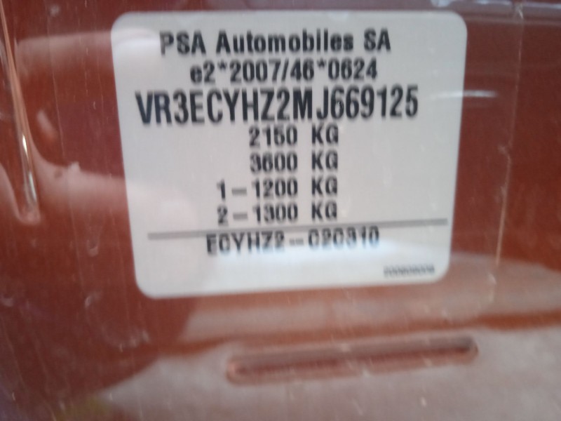 peugeot rifter del año 2021