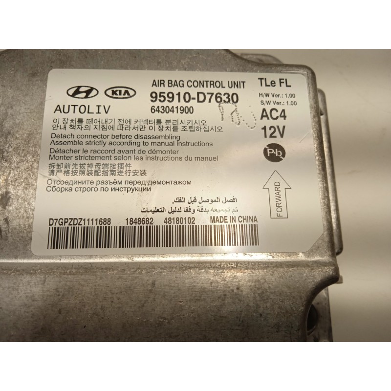 Recambio de kit airbag para hyundai tucson (tl, tle) 1.6 crdi referencia OEM IAM 84710D7AA0TRY 84530D3010 56900D7000TRY