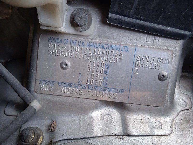 honda cr-v ii (rd_) del año 2005