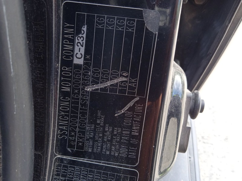 ssangyong rexton / rexton ii (gab_) del año 2007