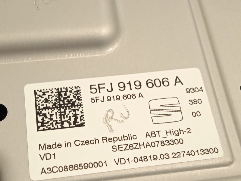 Recambio de pantalla multifuncion para seat ateca (kh7, khp) 2.0 tdi referencia OEM IAM 5FJ919606A  