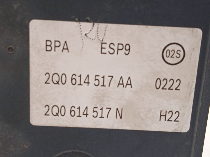 Recambio de abs para volkswagen polo 1.0 tsi referencia OEM IAM 2Q0614517AA 269902 2265106584