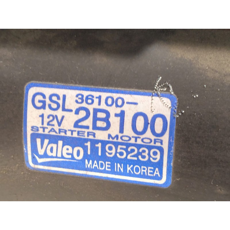 Recambio de motor arranque para hyundai i30 classic referencia OEM IAM 361002B100  