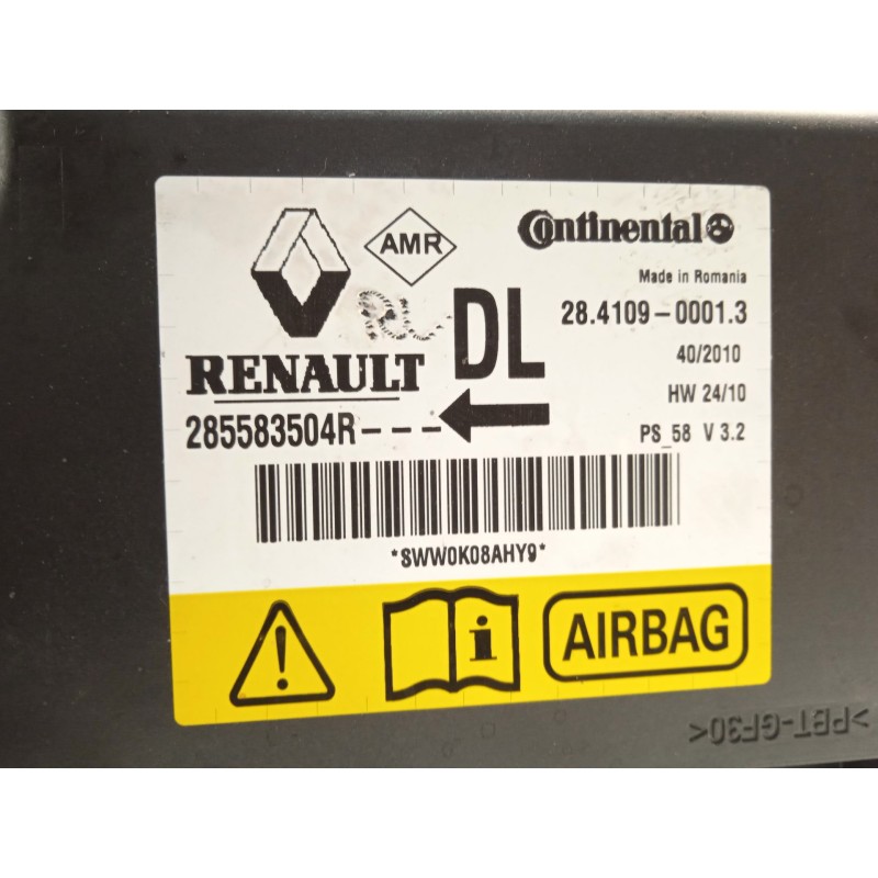 Recambio de centralita airbag para renault latitude 2.0 dci diesel fap referencia OEM IAM 285583504R  28410900013