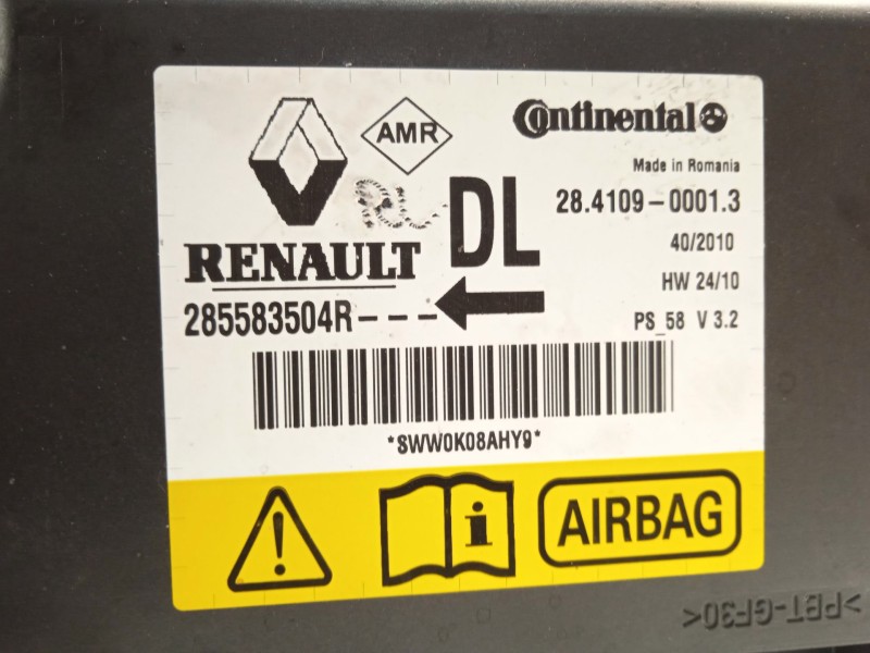 Recambio de centralita airbag para renault latitude 2.0 dci diesel fap referencia OEM IAM 285583504R  28410900013