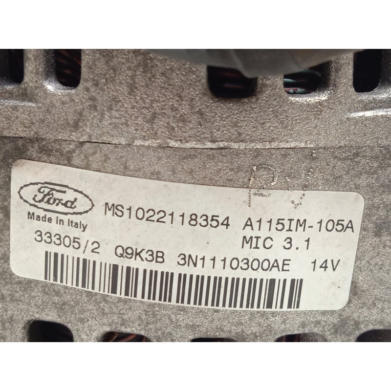 Recambio de alternador para ford focus berlina (cap) trend referencia OEM IAM 3N1110300AE MS1022118354 
